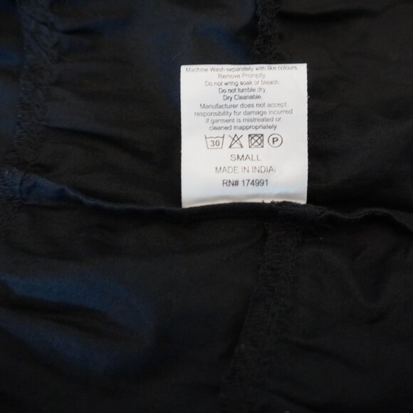 Merlette Black Sering Dress 100% Cotton Tiered Ruffle Flowing Women's Size Small - Picture 6 of 8